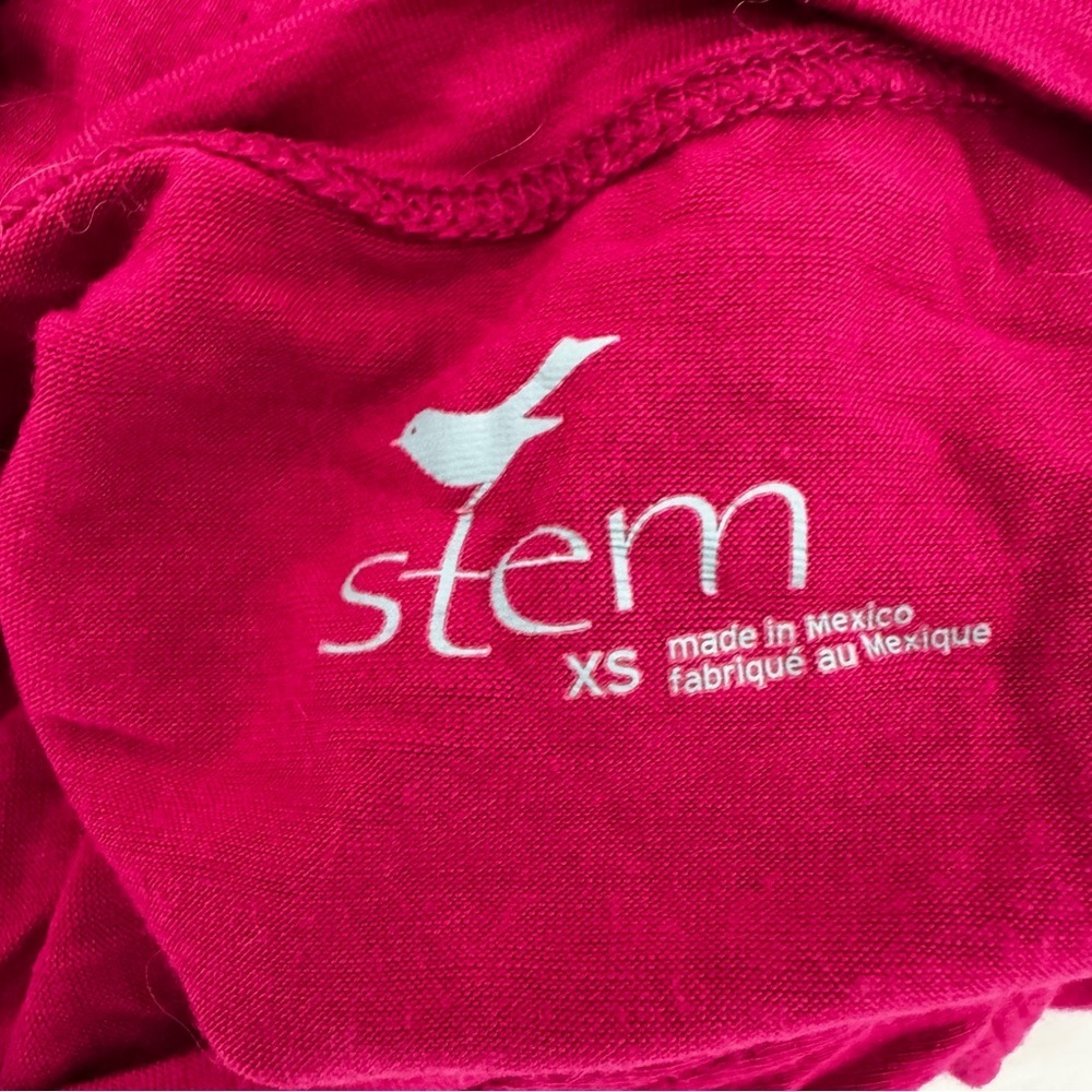 Stem Knit Romper Knot Tie Waistline Pink - Picture 5 of 5